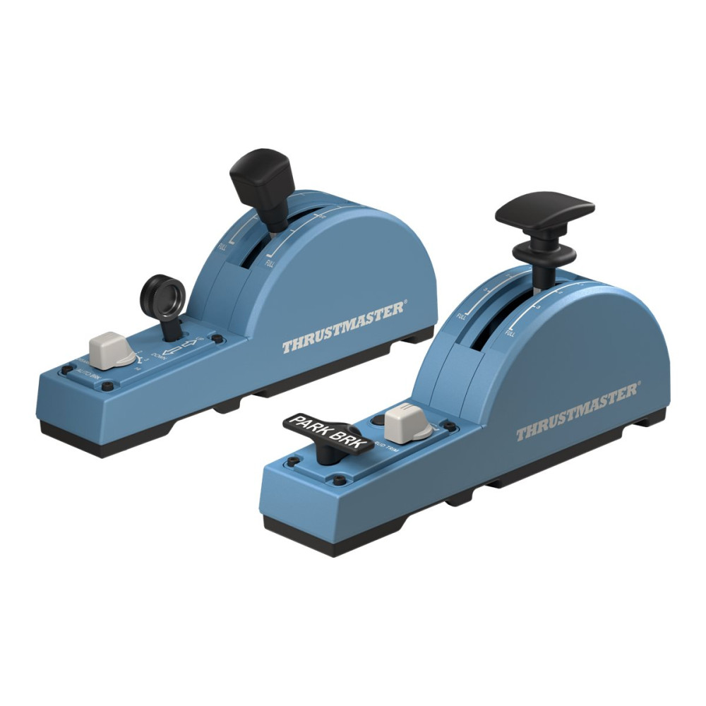 Produktbild för Thrustmaster Civil Aviation (TCA) Quadrant Add-On Airbus edition - tilläggssats för gasspjäll - kabelansluten