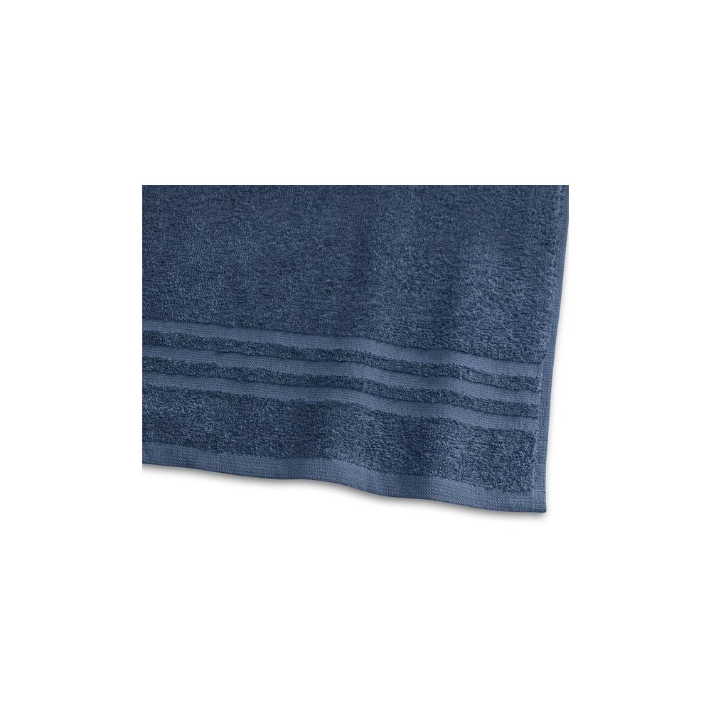 Produktbild för Frottéhandduk 90x150cm blå