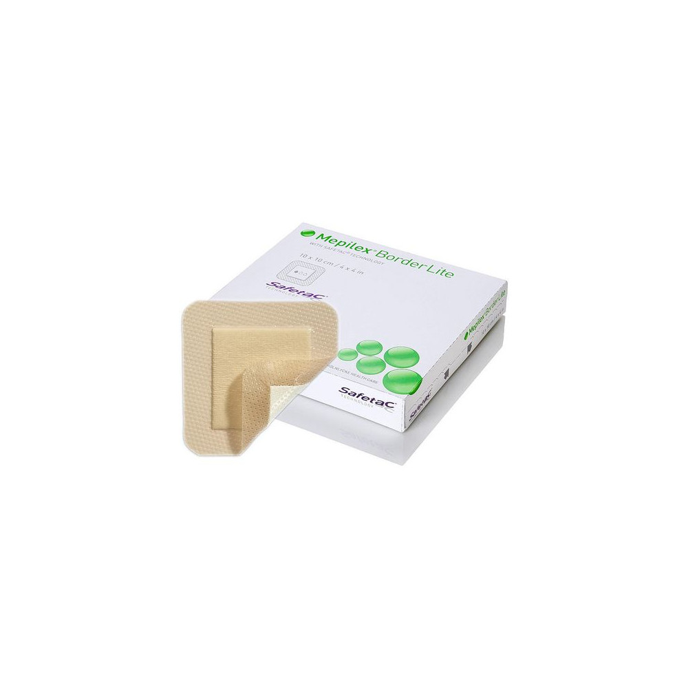 Produktbild för Mepilex Border Flex Lite 7,5x7,5cm 5/fp