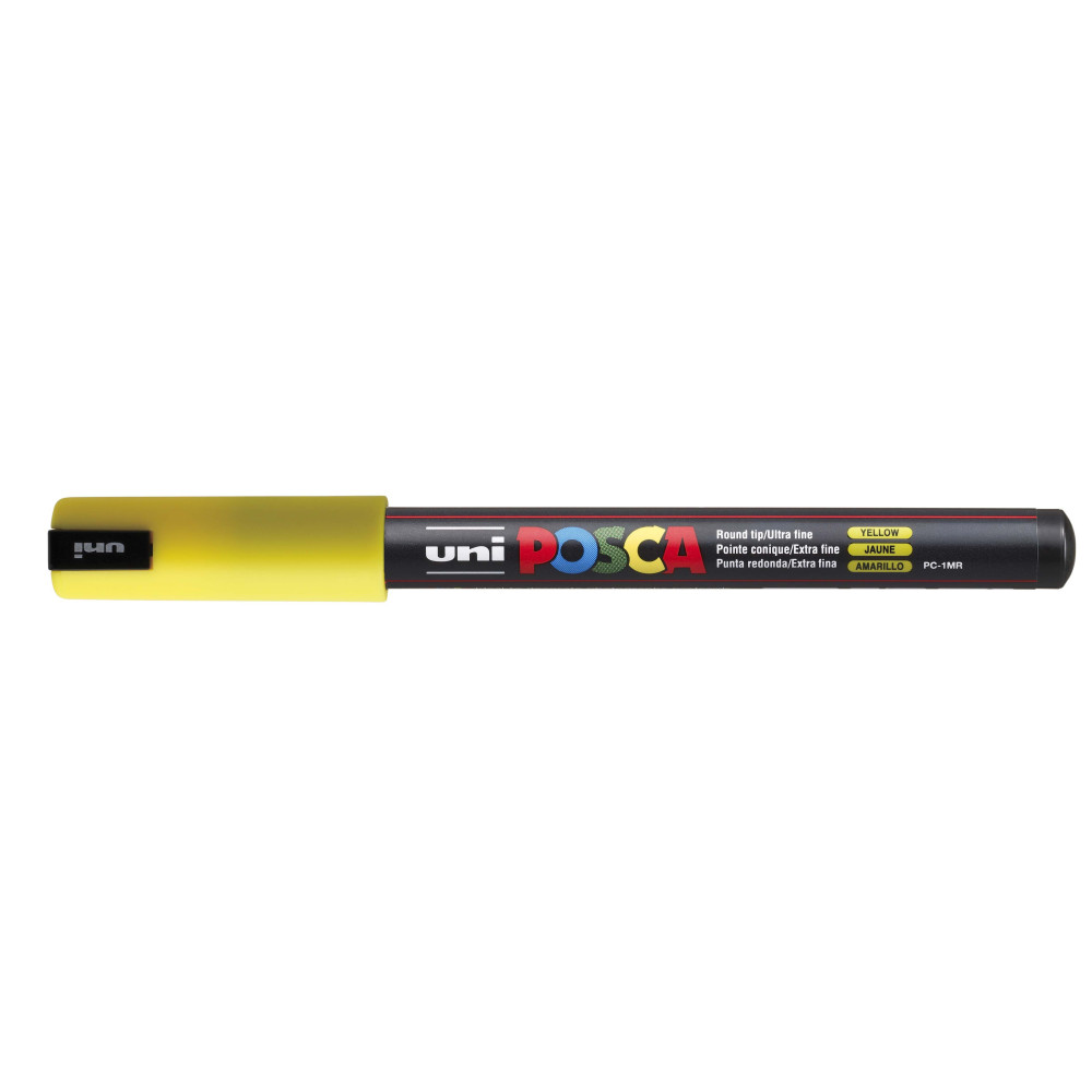 Produktbild för POSCA penna PC-1 MR, gul, rund spets
