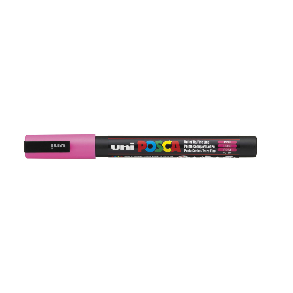 Produktbild för POSCA penna PC-3M, akryl, rosa, rund spets