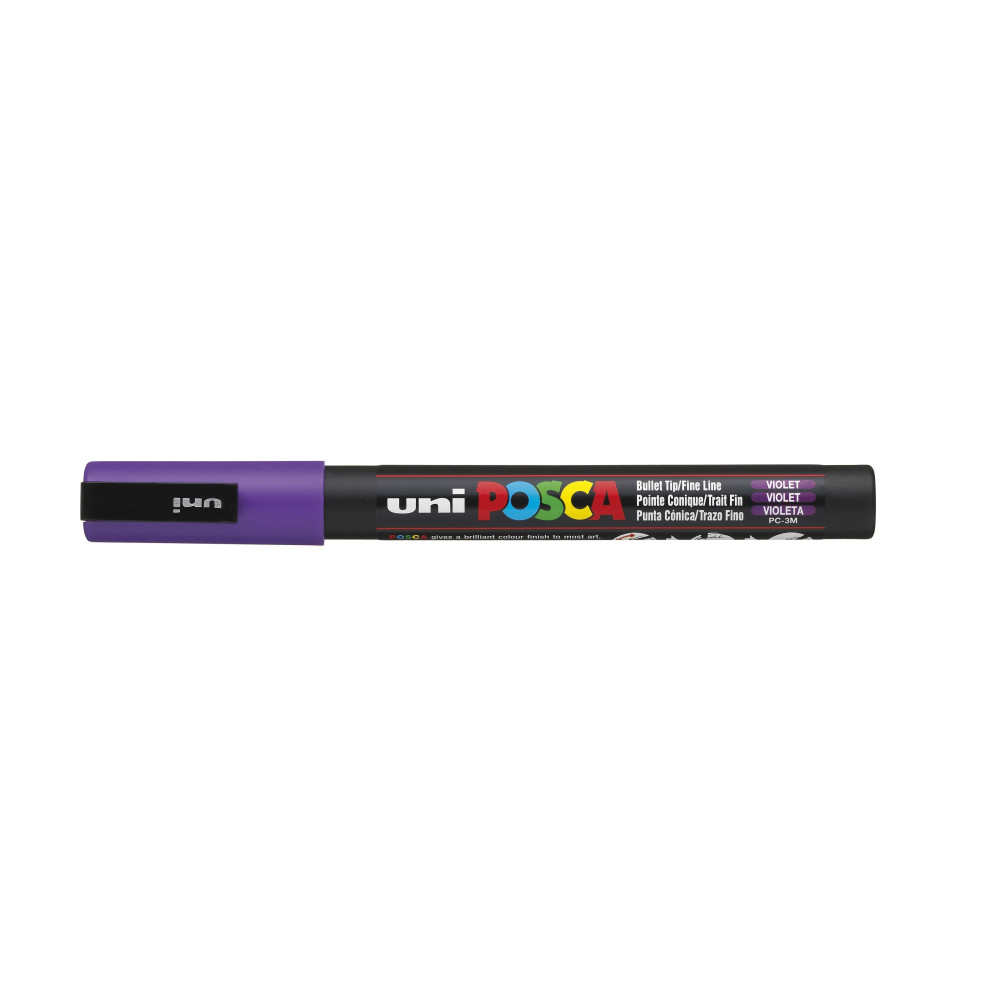 Produktbild för POSCA penna PC-3M, akryl, Lila, rund spets