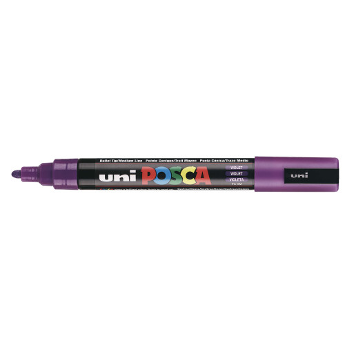 POSCA POSCA penna PC-5M, akryl, Lila, rund spets