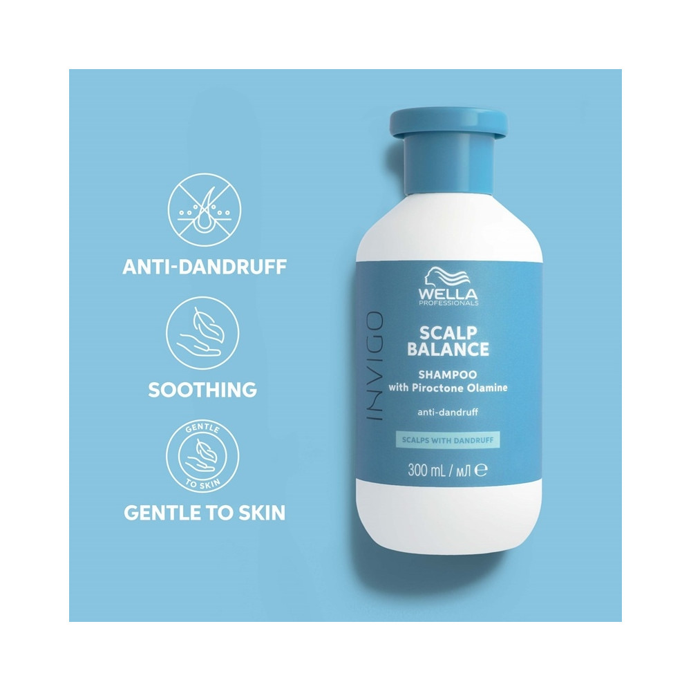 Produktbild för Wella Professionals Invigo Scalp Balance Anti-Dandruff Shampoo 300ml