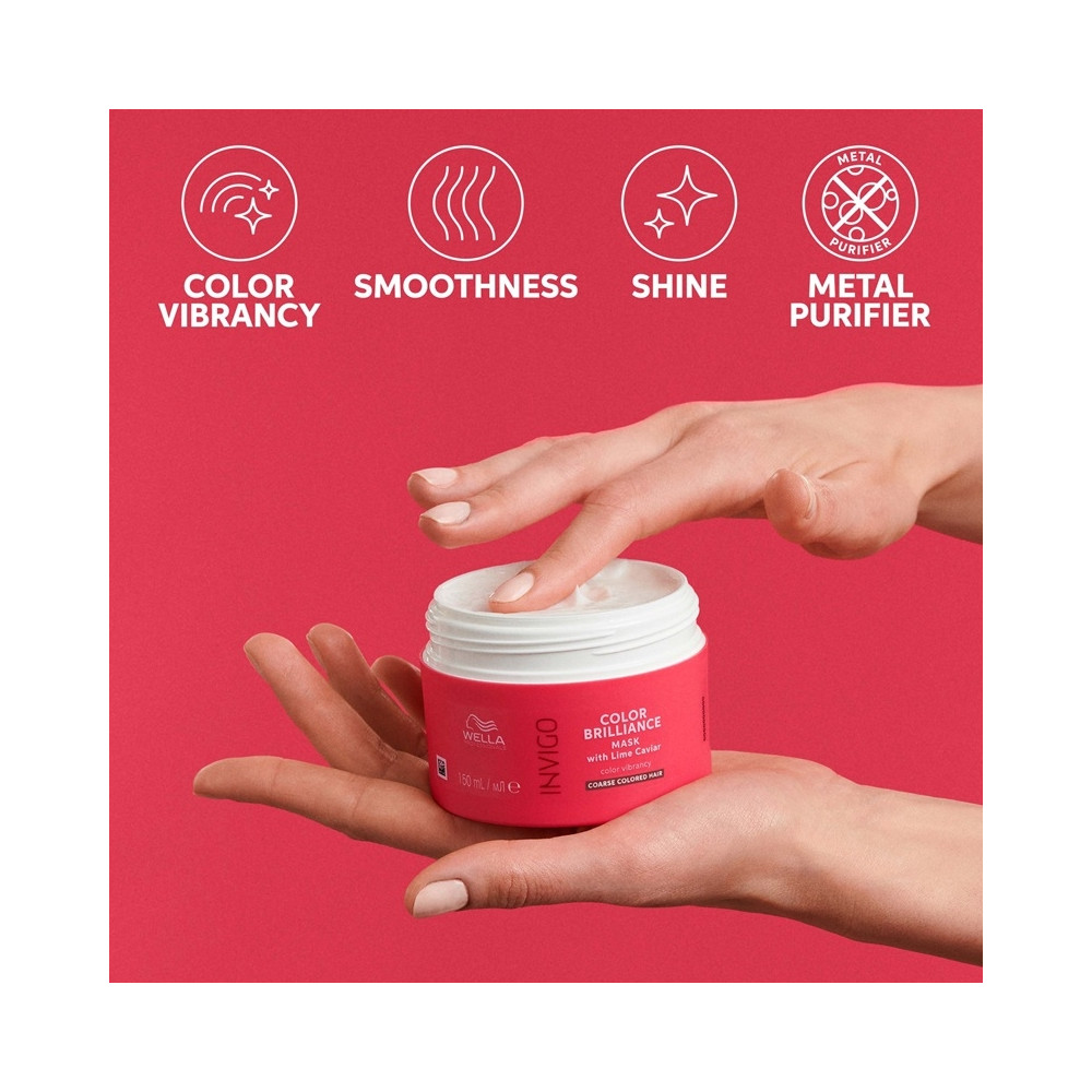 Produktbild för Wella Professionals Invigo Color Brilliance Mask Coarse Hair 150ml