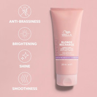 Produktbild för Wella Professionals Invigo Blonde Recharge Cool Blonde Conditioner 200ml