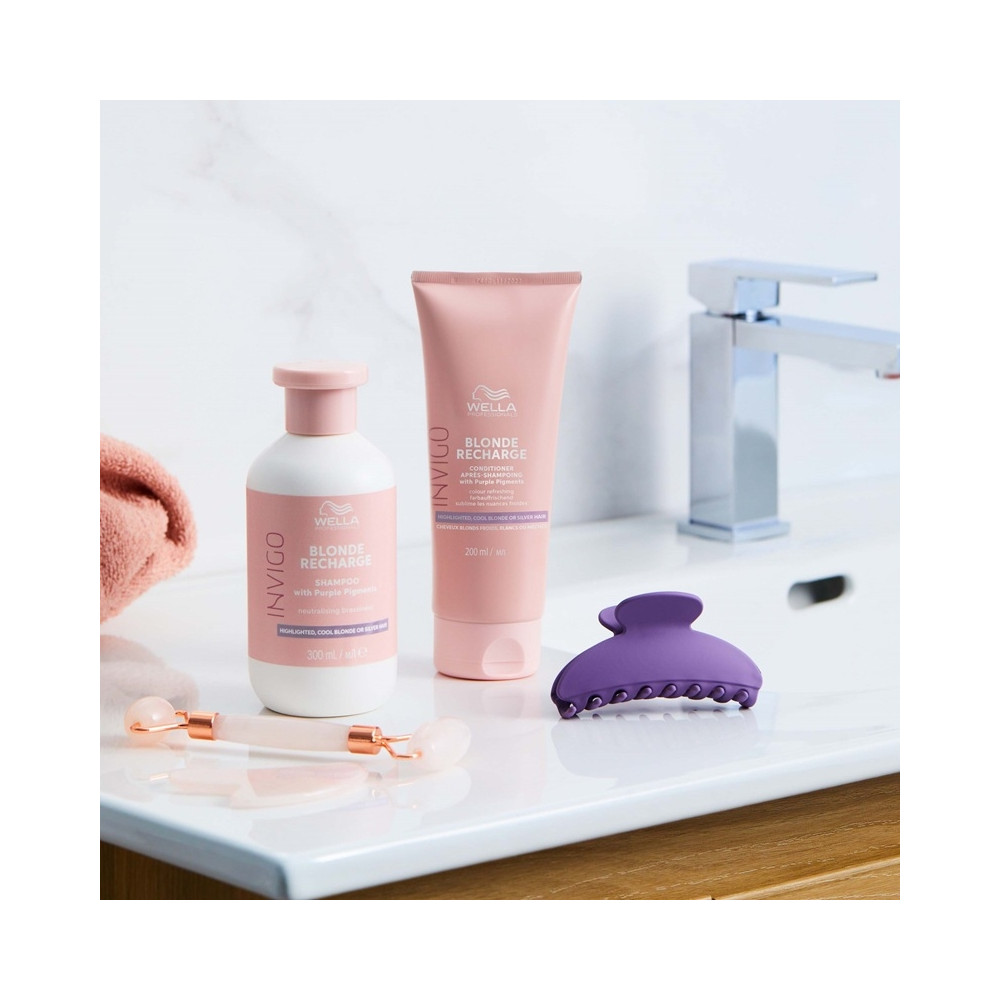 Produktbild för Wella Professionals Invigo Blonde Recharge Cool Blonde Conditioner 200ml