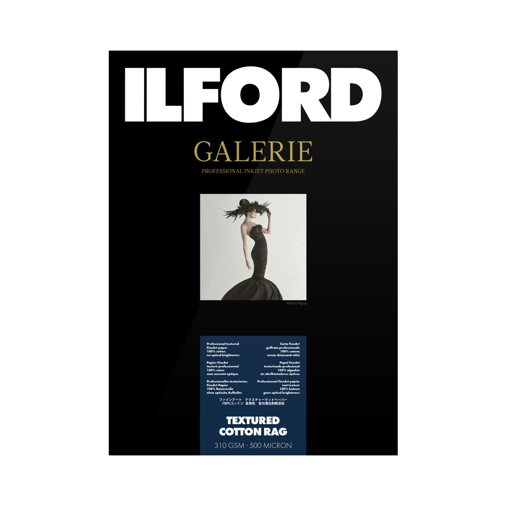 Produktbild för Ilford Galerie Textured Cotton Rag 310g A2 25 Sheets
