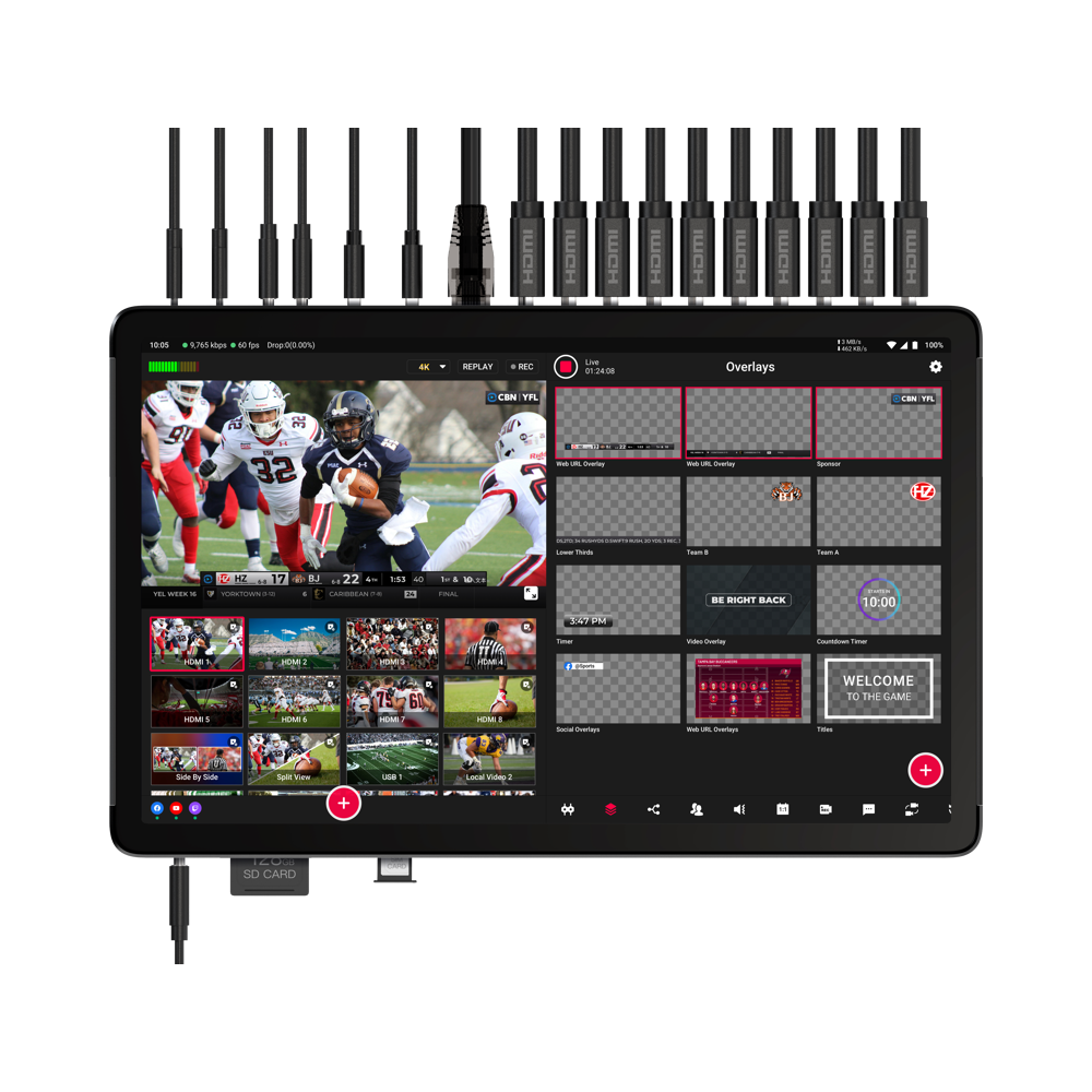 Produktbild för YoloLiv YoloBox Extreme - All-in-One Multi-Camera Live Streaming and Switching System