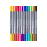 Produktbild för Fiberpenna Goldfaber Aqua Dual 12/fp