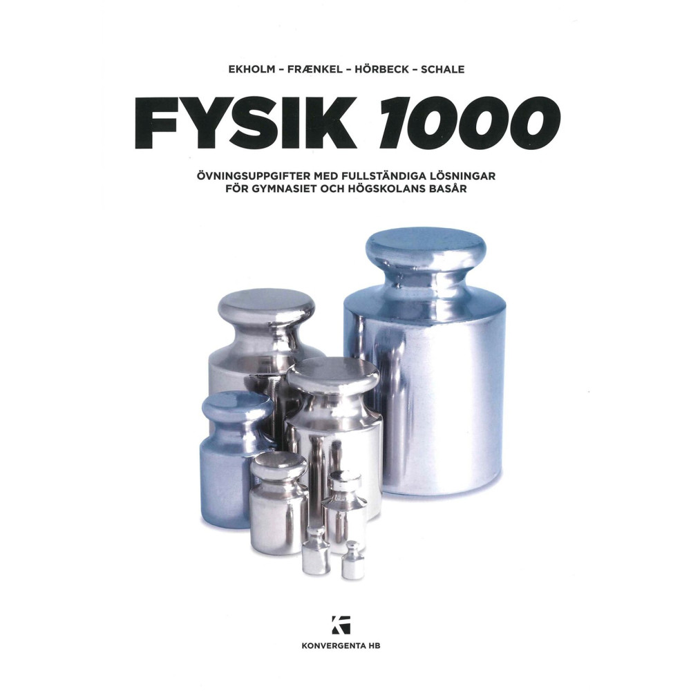 Produktbild för Fysik 1000 : övningsuppgifter med fullständiga lösningar (häftad)