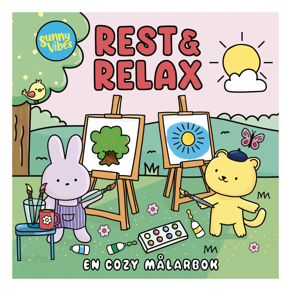 Produktbild för Rest & Relax. En cozy målarbok (häftad)