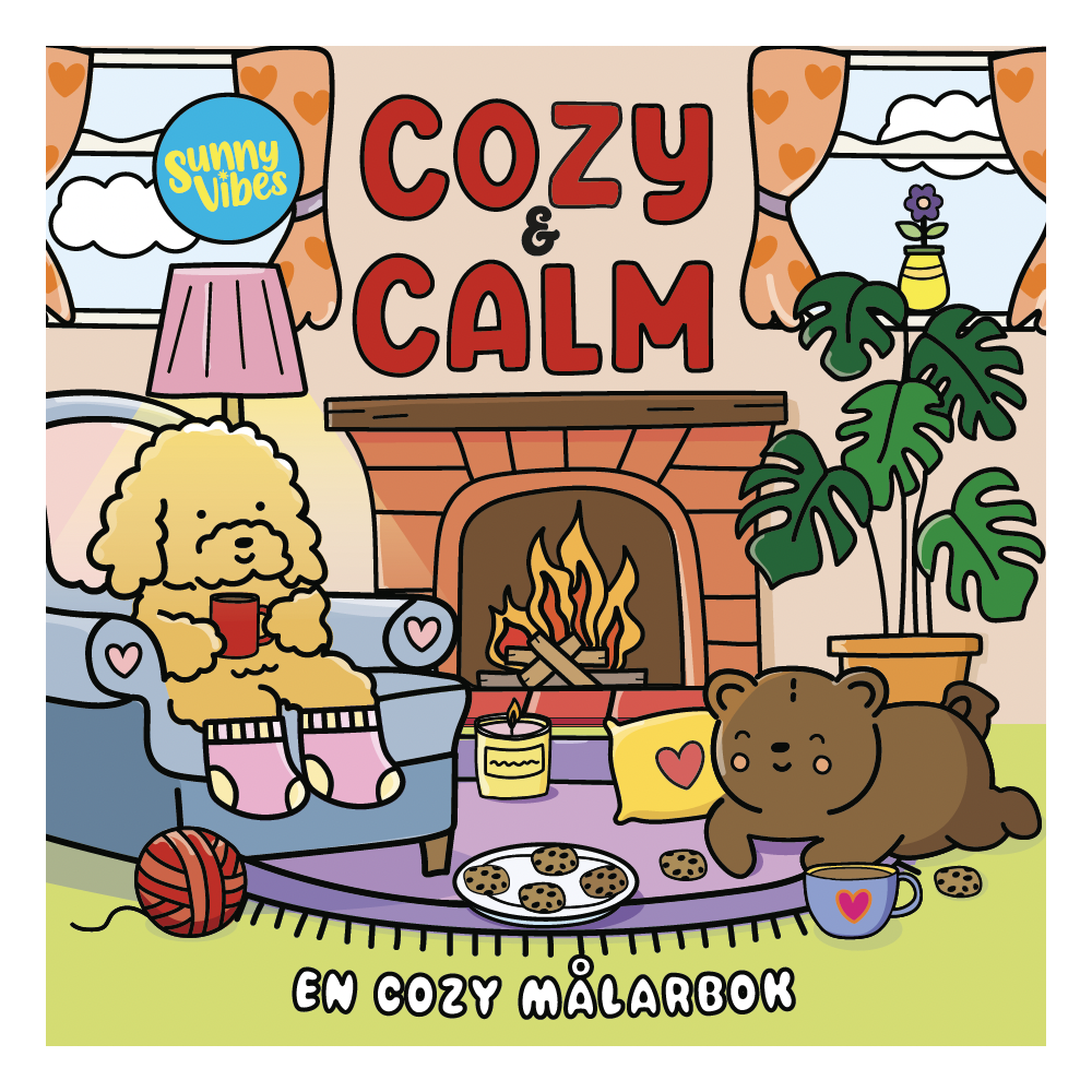 Produktbild för Cozy & Calm. En cozy målarbok (häftad)