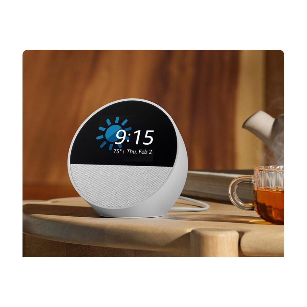 Produktbild för Amazon Echo Spot - smarthögtalare - LCD 2,83"