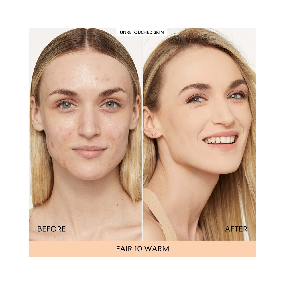 Produktbild för BareMinerals BarePro 24-Hour Skin-Perfecting Powder Foundation Fair 10 Warm