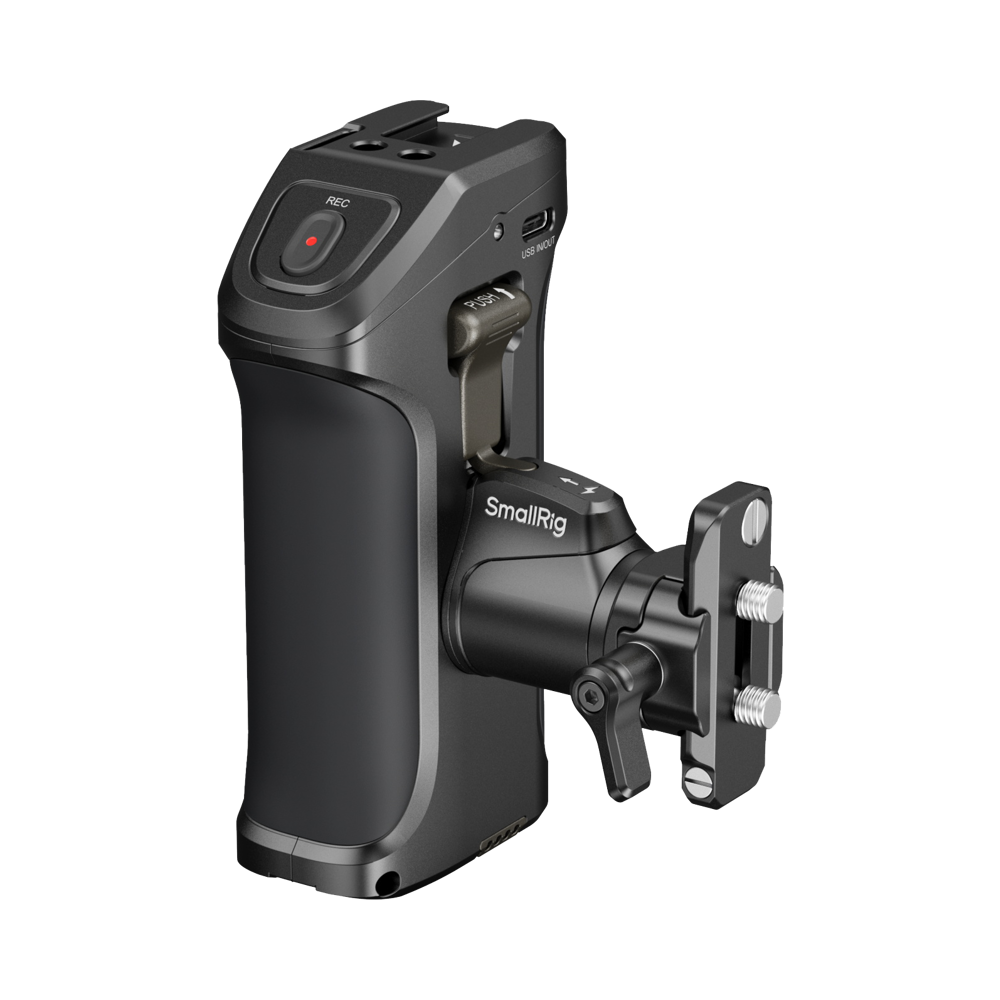 Produktbild för SmallRig 3893 Rotating Side Handle with Trigger REC for Selected Sony Mirrorless Cameras