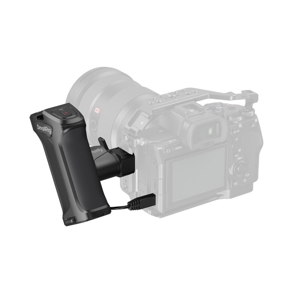 Produktbild för SmallRig 3893 Rotating Side Handle with Trigger REC for Selected Sony Mirrorless Cameras