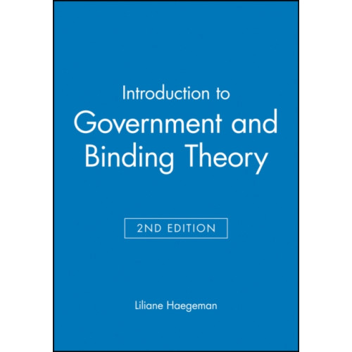 John Wiley And Sons Ltd Introduction to Government and Binding Theory (häftad, eng)