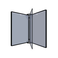 Produktbild för Väggställ DJOIS magnetisk A4 10 panel