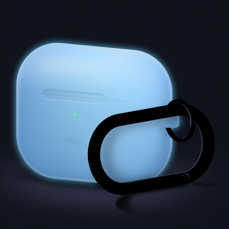 Produktbild för Skyddsväska för Airpod Pro med Hängare Blå