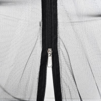 Produktbild för Myggnät med dörrar 220 mesh svart 200x150x140 cm