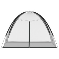 Produktbild för Myggnät med dörrar 220 mesh svart 200x180x135 cm