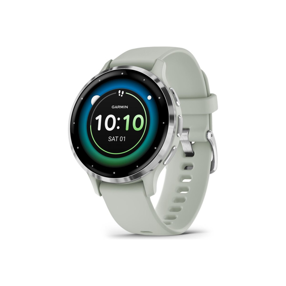 Produktbild för Garmin Venu 3S - sage gray - smart klocka med band - 8 GB
