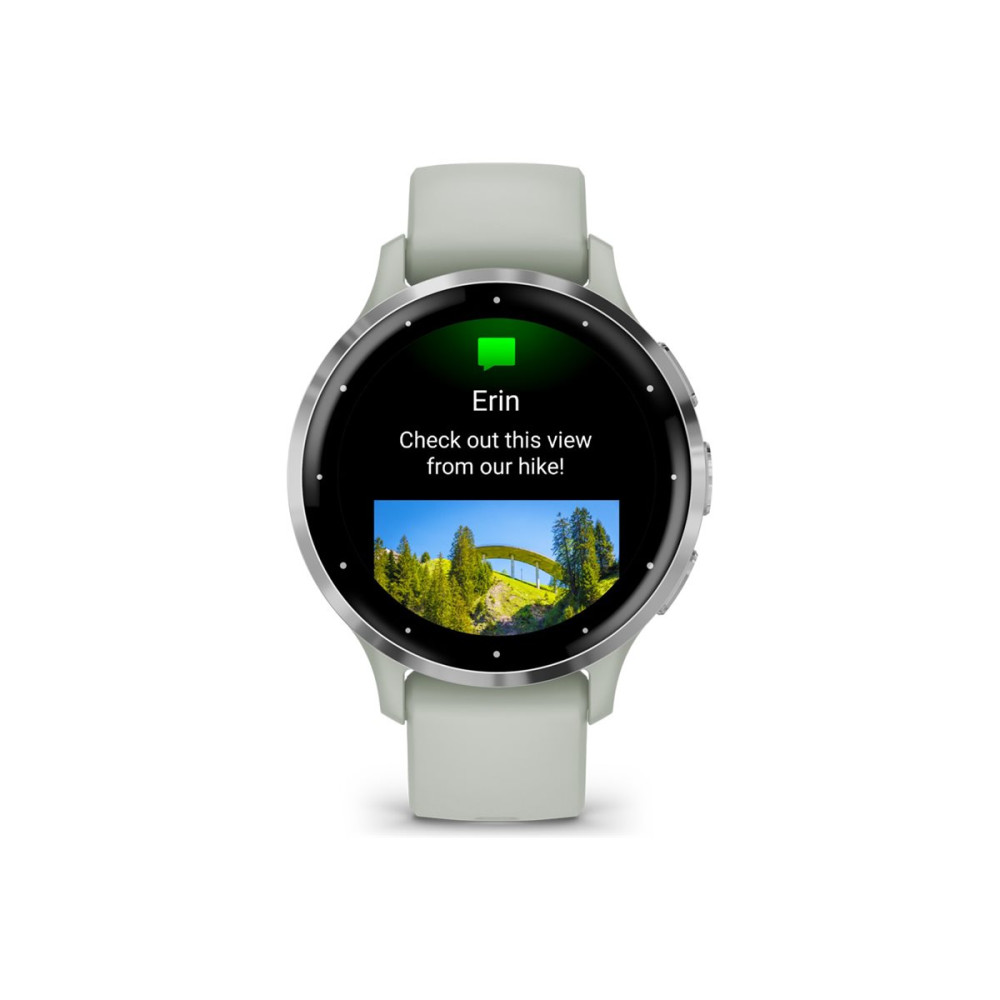 Produktbild för Garmin Venu 3S - sage gray - smart klocka med band - 8 GB