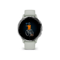 Produktbild för Garmin Venu 3S - sage gray - smart klocka med band - 8 GB