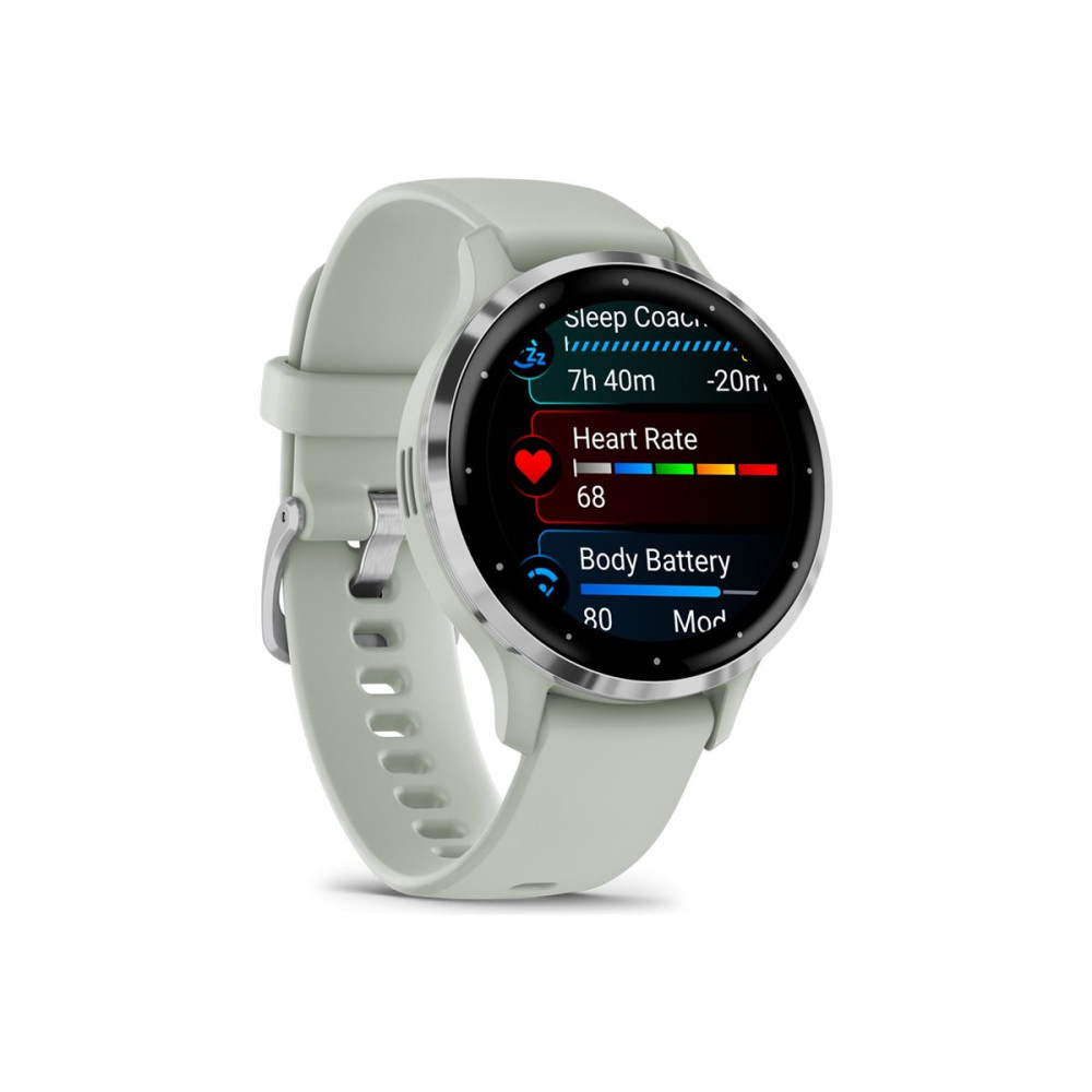 Produktbild för Garmin Venu 3S - sage gray - smart klocka med band - 8 GB