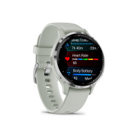 Produktbild för Garmin Venu 3S - sage gray - smart klocka med band - 8 GB