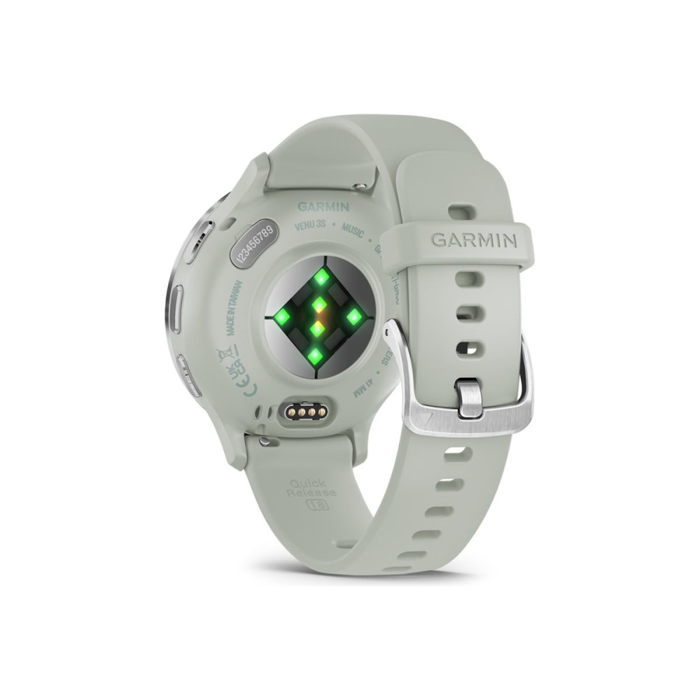 Produktbild för Garmin Venu 3S - sage gray - smart klocka med band - 8 GB