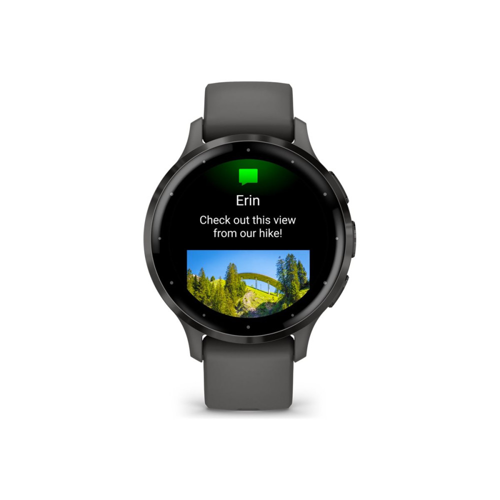 Produktbild för Garmin Venu 3S - pebble gray - smart klocka med band - 8 GB