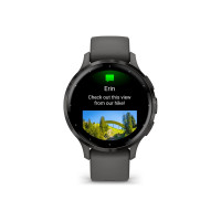 Produktbild för Garmin Venu 3S - pebble gray - smart klocka med band - 8 GB