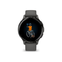 Produktbild för Garmin Venu 3S - pebble gray - smart klocka med band - 8 GB