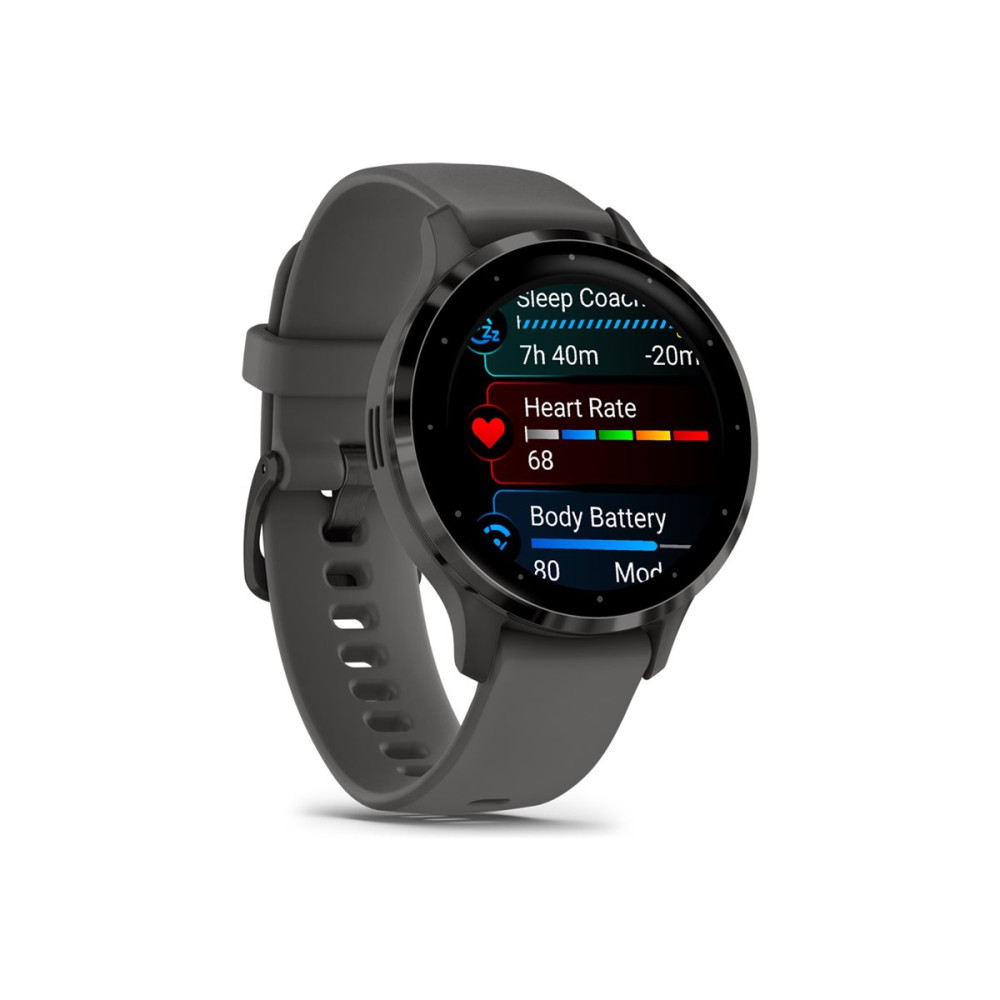 Produktbild för Garmin Venu 3S - pebble gray - smart klocka med band - 8 GB