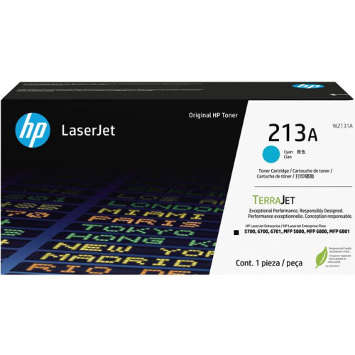 HP Toner HP W2131A 213A 3K cyan