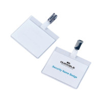 Produktbild för Namnskylt DURABLE med hål 90x60mm 20/fp
