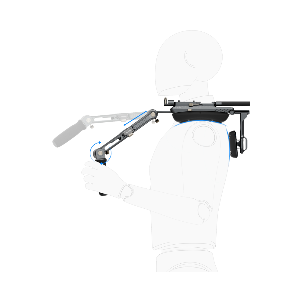 Produktbild för SmallRig 4181 HawkLock Shoulder Rig Pro SR007