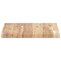 Produktbild för Svävande hyllor 3 st 40x30x2 cm obehandlat massivt akaciaträ