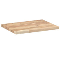 Produktbild för Svävande hyllor 4 st 40x30x2 cm obehandlat massivt akaciaträ