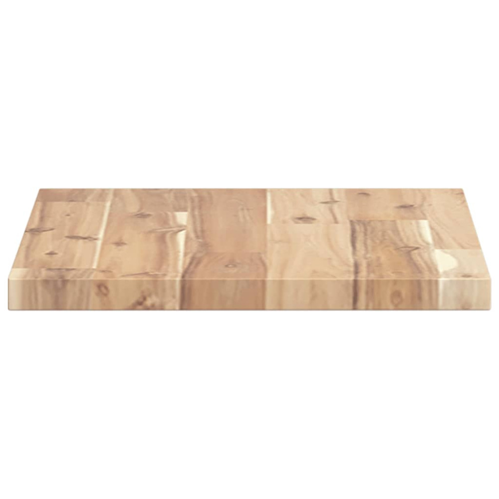 Produktbild för Svävande hyllor 4 st 40x30x2 cm obehandlat massivt akaciaträ
