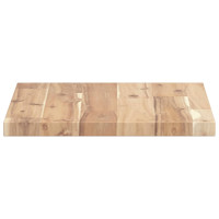 Produktbild för Svävande hyllor 4 st 40x30x2 cm obehandlat massivt akaciaträ