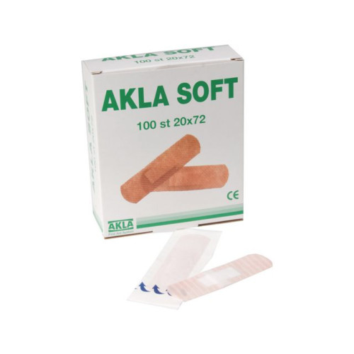 AKLA Plåster AKLA Soft NW 20x72mm 100/fp