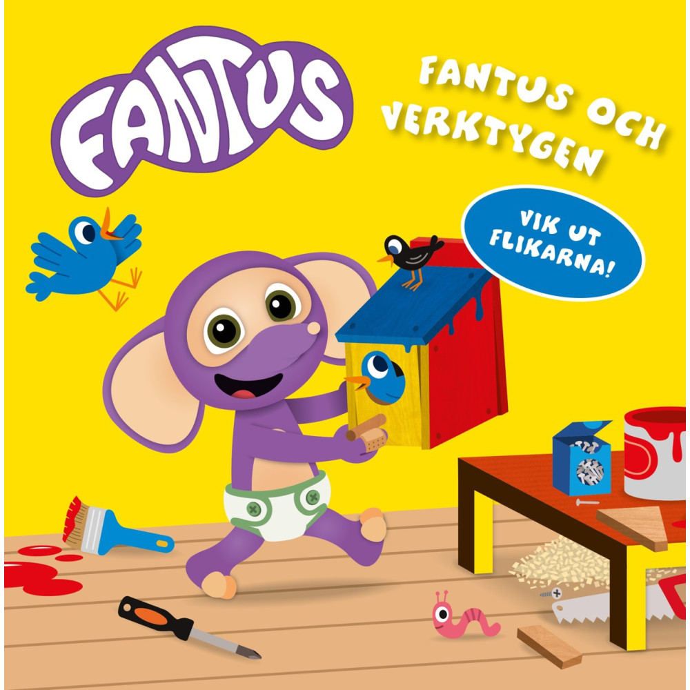 Produktbild för Fantus och verktygen (bok, board book)