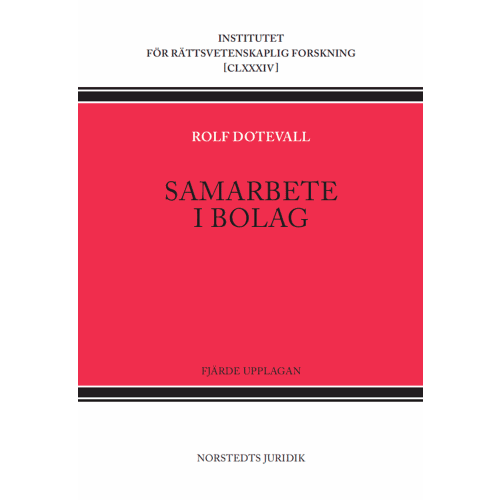 Rolf Dotevall Samarbete i bolag : om personbolag (häftad)