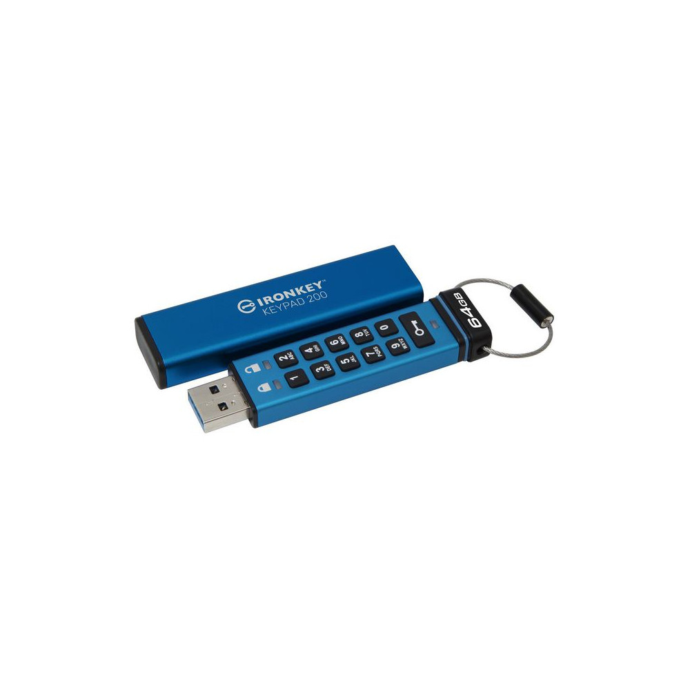Produktbild för USB-Minne KINGSTON Ironkey 200 64GB