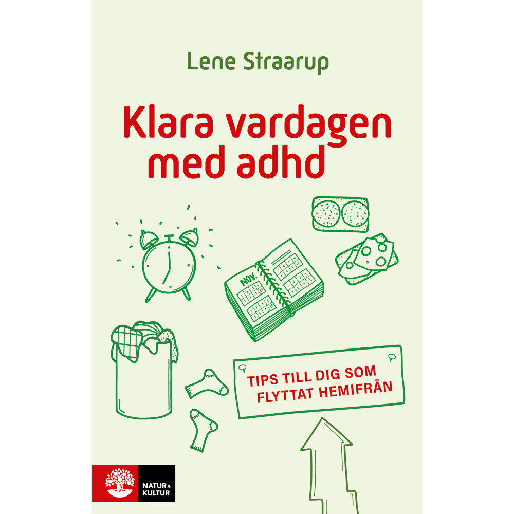 Produktbild för Klara vardagen med adhd : Tips till dig som flyttat hemifrån (häftad)