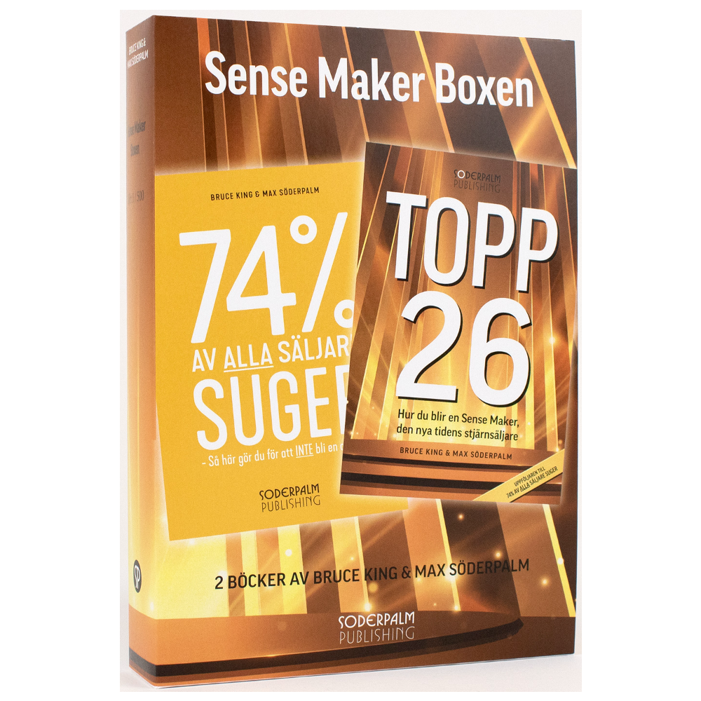 Produktbild för Sense Maker Boxen - 2 böcker av Bruce King och Max Söderpalm (bok, kartonnage)