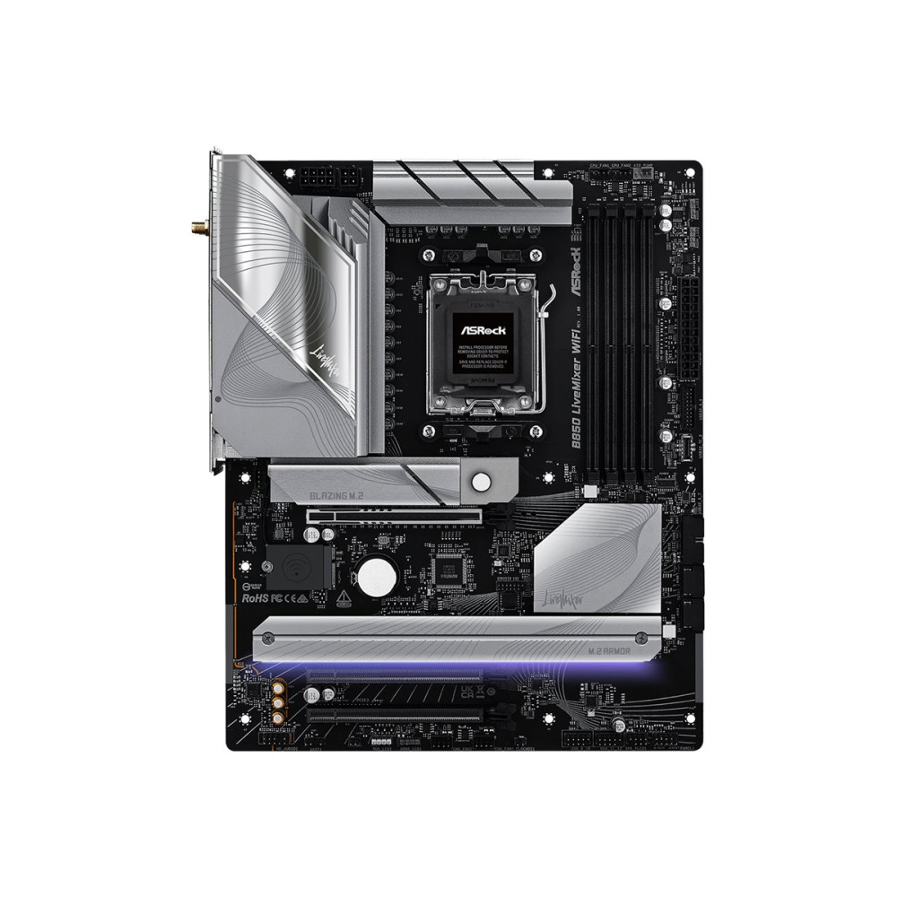 Produktbild för ASRock B850 LIVEMIXER WIFI - moderkort - ATX - Socket AM5 - AMD B850